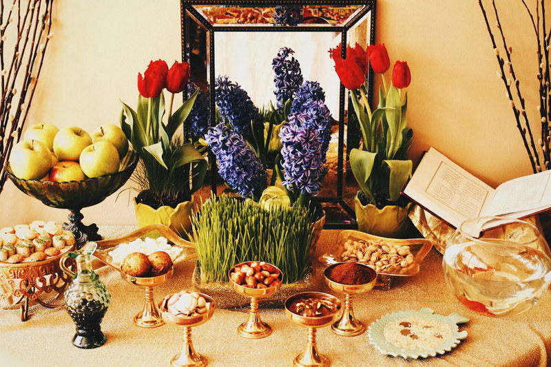 What About A Traditional Haft Sin Table Celebrating In Nowruz Iran