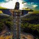 Brazil ’s Statue of Jesus is Taller Than Christ the Redeemer By the end of this year, Christ the Redeemer will no longer be the tallest statue of Jesus in Brazil. Christ the Redeemer was completed in 1931 on Mount Corcovado overlooking Rio de Janeiro. With 98 feet altitude and sitting on a 26-foot pedestal with an arm open to 92 feet, it had the record of the tallest Jesus of them all in Brazil. This new Cristo Encantado statue, Christ the Protector, will outshine the Brazil ’s Rio landmark's total height of 124 feet by 16 feet, coming in at 140 feet overall. Located in the small town of Encantado in the southern state of Rio Grande do Sul in Brazil, the new attraction hopes to bring more tourist or even pilgrims to the place. Designed by sculptor Genesio Gomes Moura (Ceara) and his son, Markus Moura, the $2 million projects of Brazil started in July 2019. This statue is going to have an elevator inside it leading to the statue's heart at about 112 feet. It shall be a glass opening for people to be able to film and photograph the view of the Valley. As the arms and head of Jesus, the Protector of Brazil was put into position last Tuesday, the iron-and-concrete statue shall be totally finished and completed by the end of this year. On the other hand, this statue in Brazil accepts soliciting donations to finish the construction, with the donors' names being presented in plates for amounts starting at $1,000 Brazilian real (about $175). When completed, Jesus the protector in Brazil will be the third-largest Jesus Christ statue on the planet, the Cristo Encantado sites says, only topped by Mexico's Cristo de la Paz, which is about 249 feet tall, and Poland's Estátua de Cristo Rei, which stands at about 172 feet.